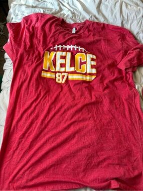 Red Kelce 87 Football Graphic Tee